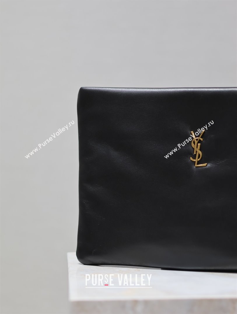 Saint Laurent Calypso Pouch in Lambskin 778943 Black 2025 (YY-25120908)