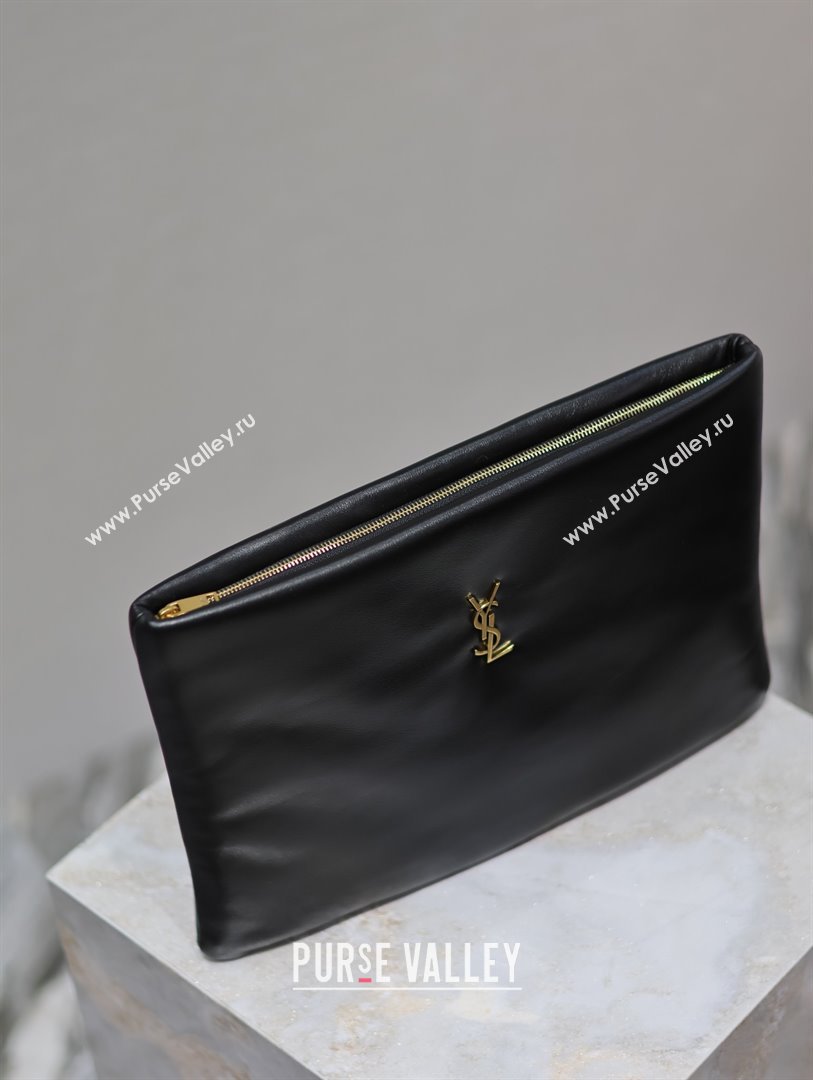 Saint Laurent Calypso Pouch in Lambskin 778943 Black 2025 (YY-25120908)