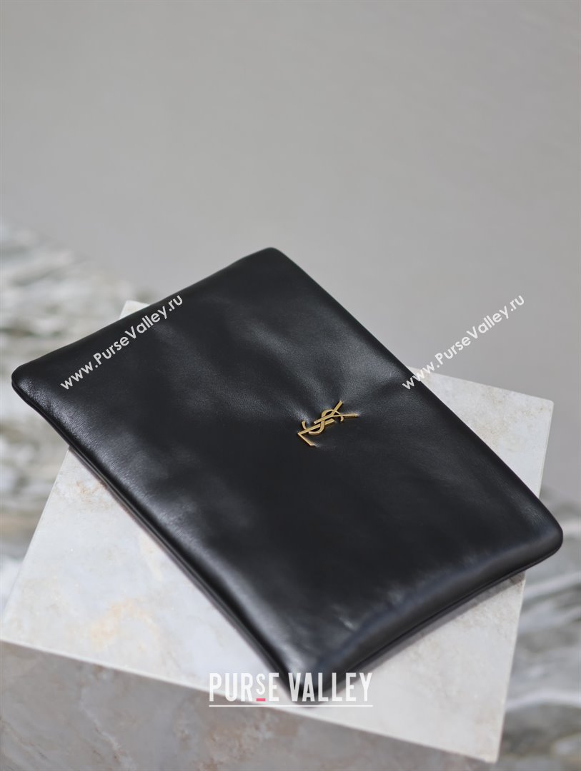 Saint Laurent Calypso Pouch in Lambskin 778943 Black 2025 (YY-25120908)