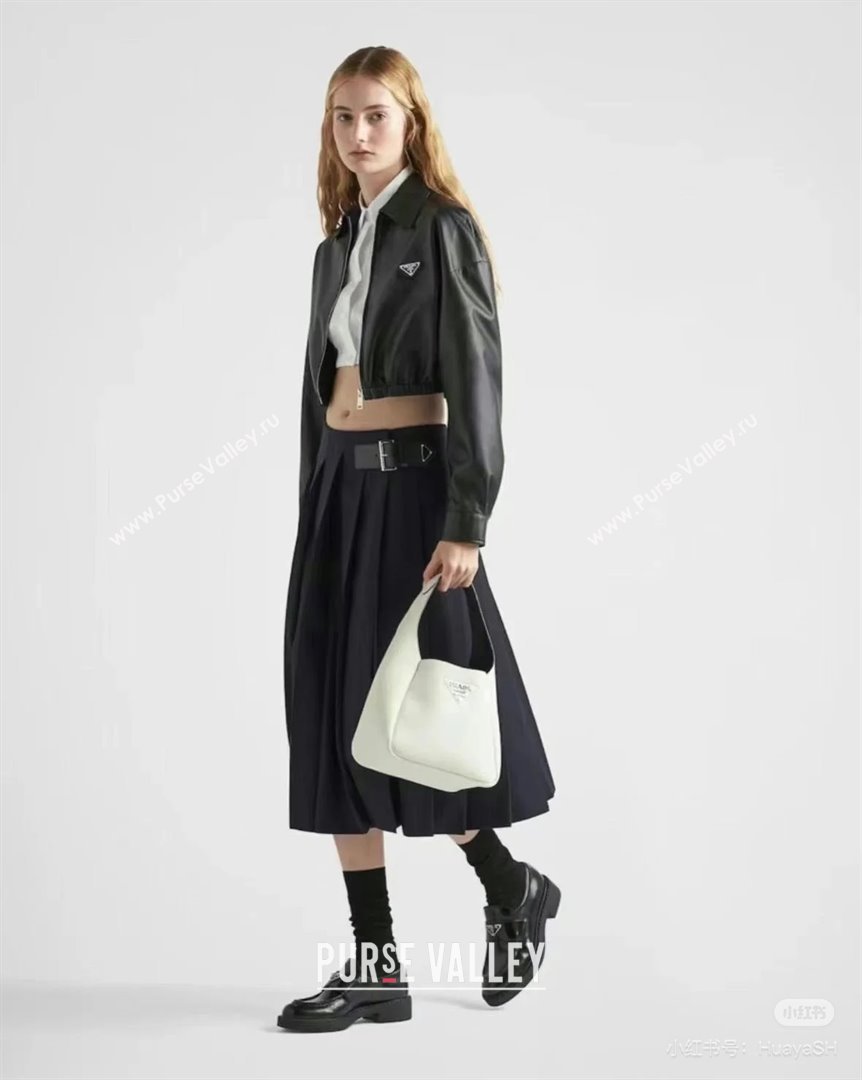 Prada Lambskin Jacket P121828 Black 2025 (Q-25121828)