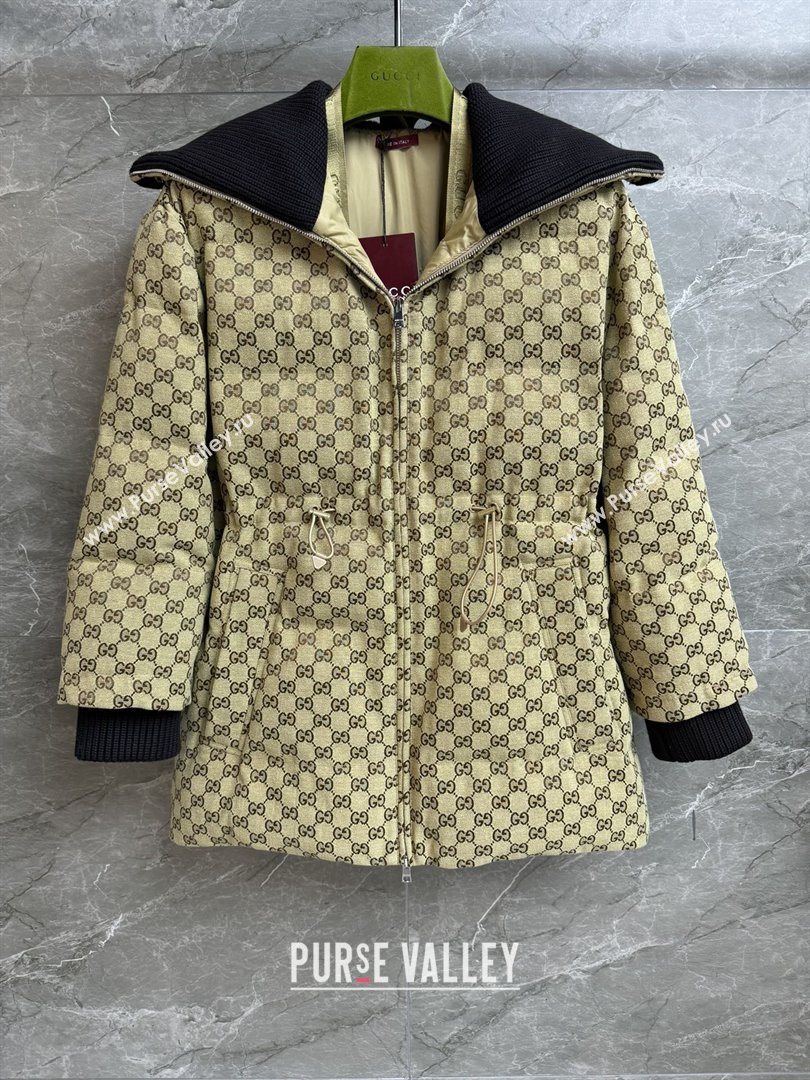 Gucci GG Down Jacket G121908 Beige 2025 (Q-25121908)