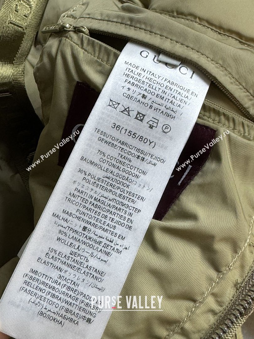 Gucci GG Down Jacket G121908 Beige 2025 (Q-25121908)