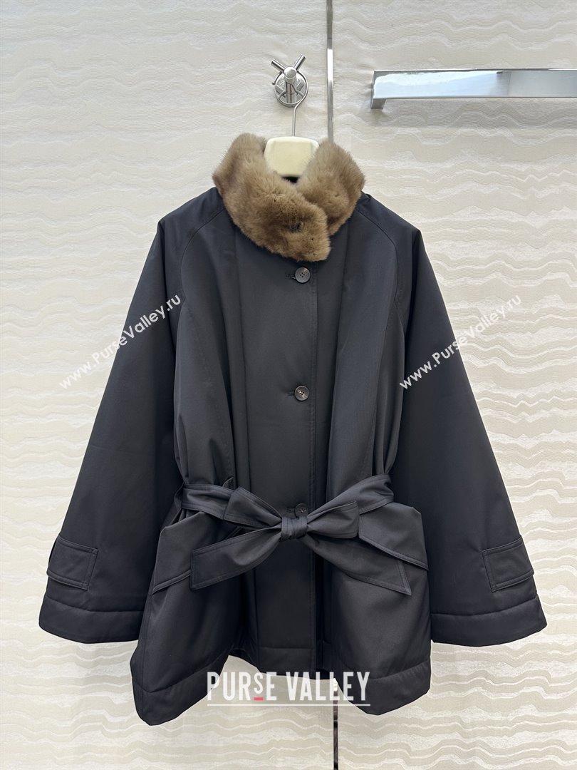 The Row Down Jacket R121830 Black 2025 (Q-25121830)