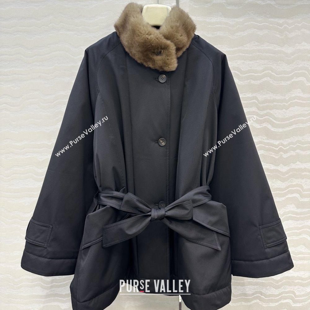 The Row Down Jacket R121830 Black 2025 (Q-25121830)