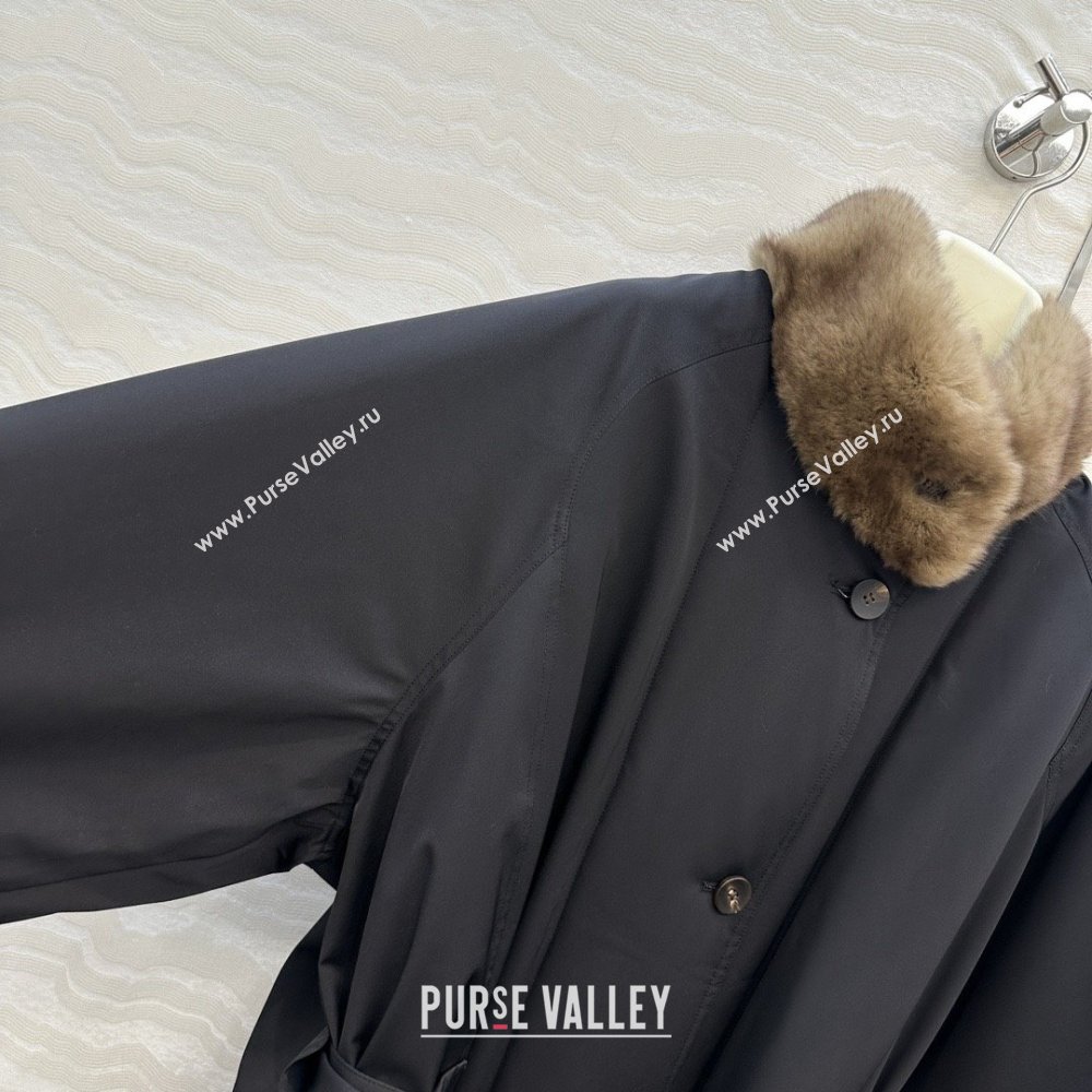 The Row Down Jacket R121830 Black 2025 (Q-25121830)