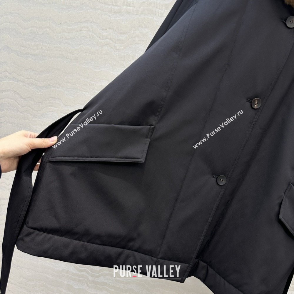 The Row Down Jacket R121830 Black 2025 (Q-25121830)