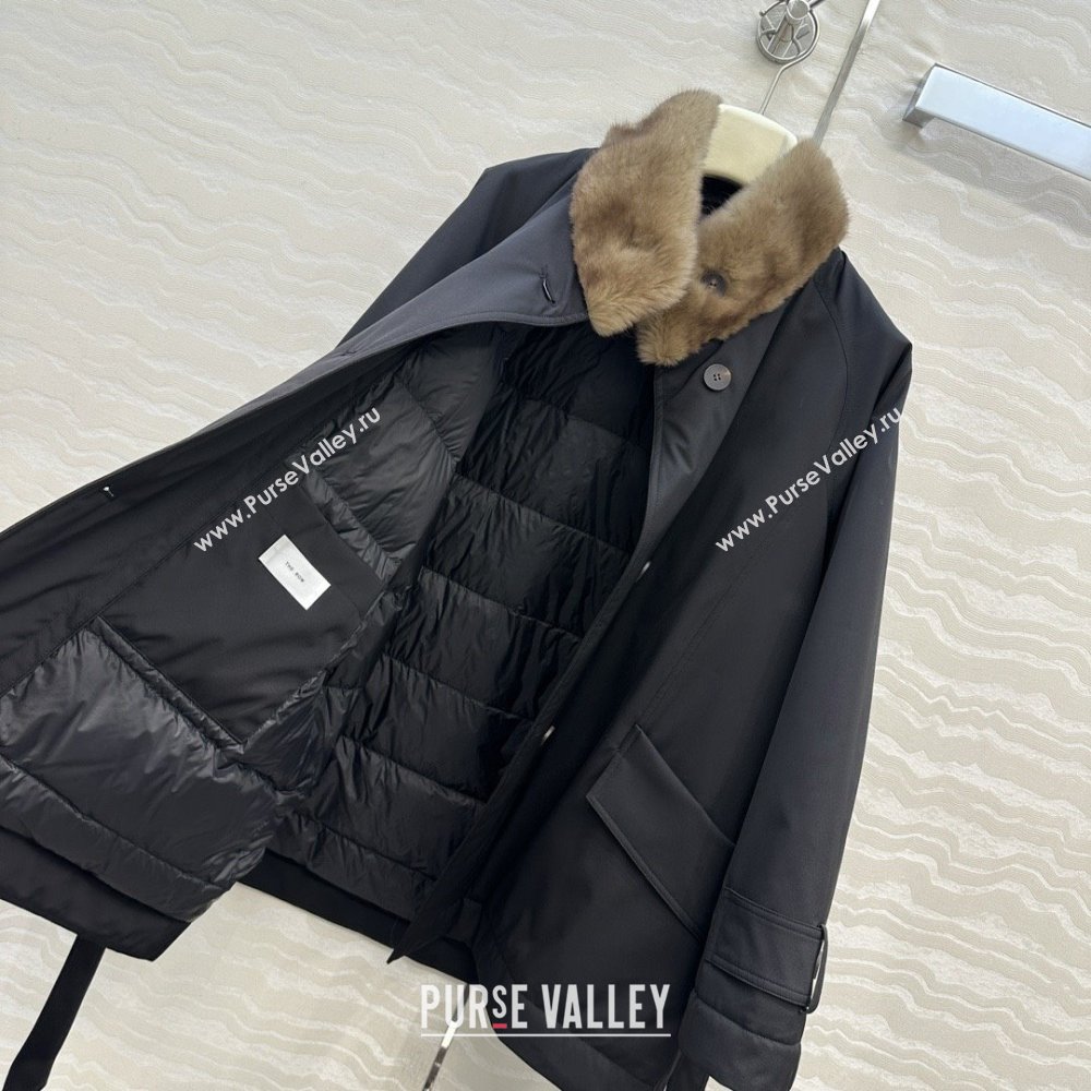 The Row Down Jacket R121830 Black 2025 (Q-25121830)