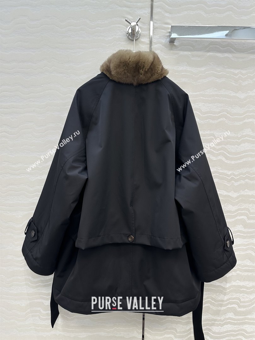 The Row Down Jacket R121830 Black 2025 (Q-25121830)