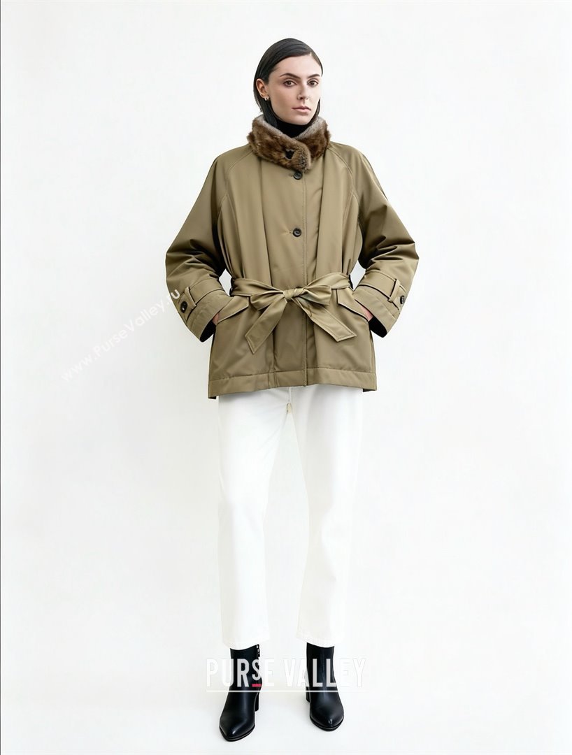 The Row Down Jacket R121829 Dark Khaki 2025 (Q-25121829)