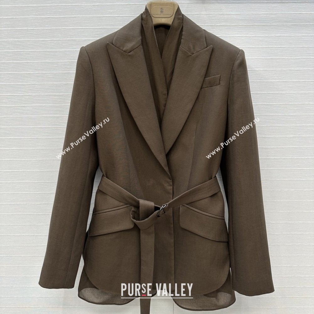 Brunello Cucinelli Jacket BC121919 Brown 2025 (Q-25121919)