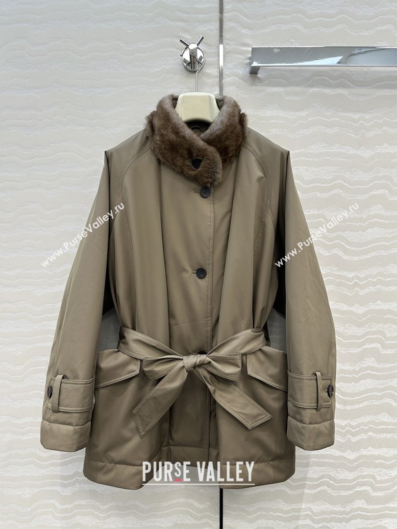 The Row Down Jacket R121829 Dark Khaki 2025 (Q-25121829)