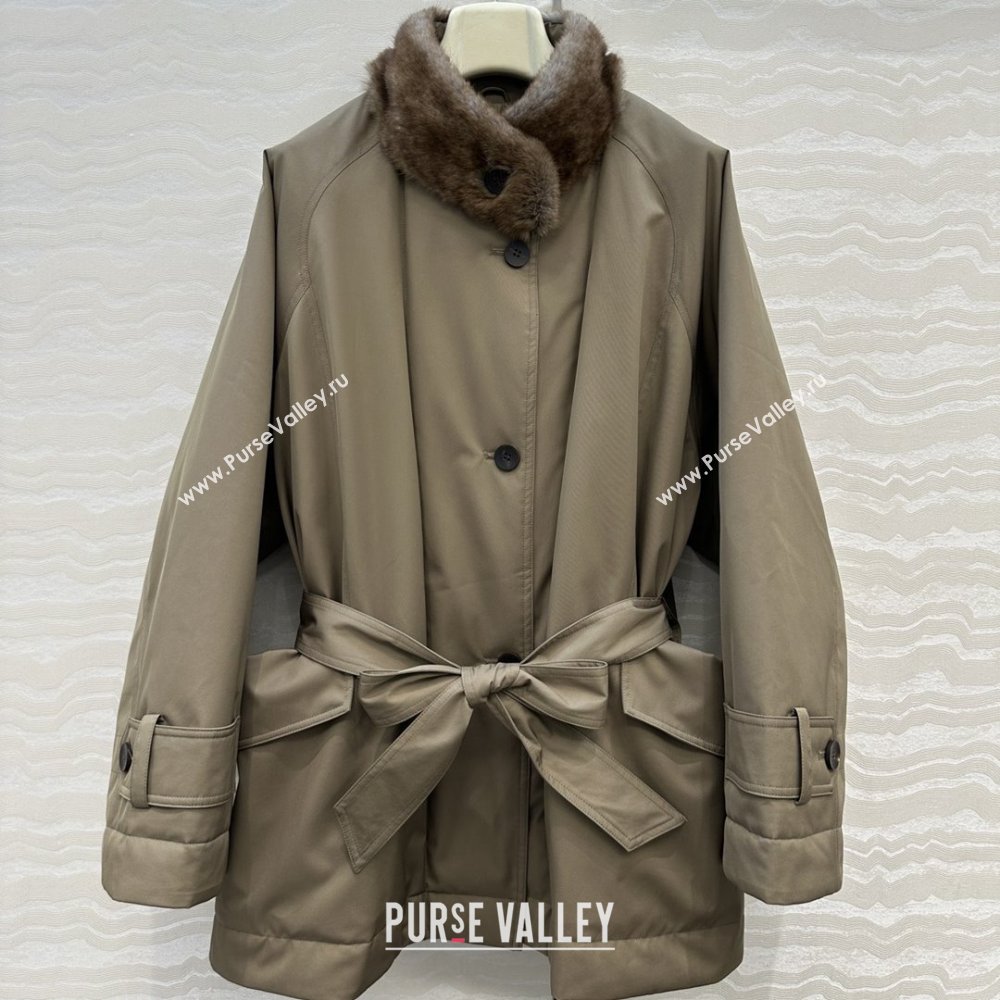 The Row Down Jacket R121829 Dark Khaki 2025 (Q-25121829)