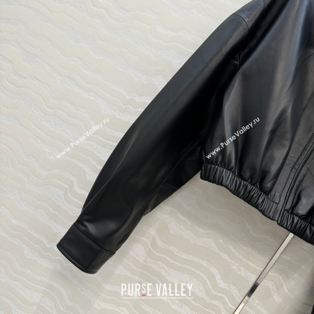 Prada Lambskin Jacket P121828 Black 2025 (Q-25121828)
