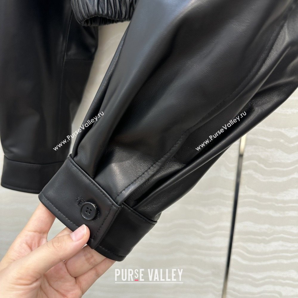 Prada Lambskin Jacket P121828 Black 2025 (Q-25121828)