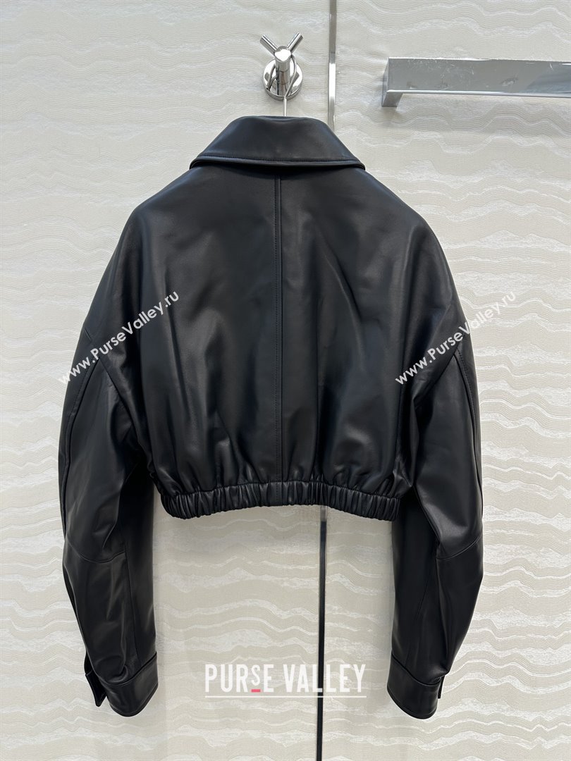Prada Lambskin Jacket P121828 Black 2025 (Q-25121828)