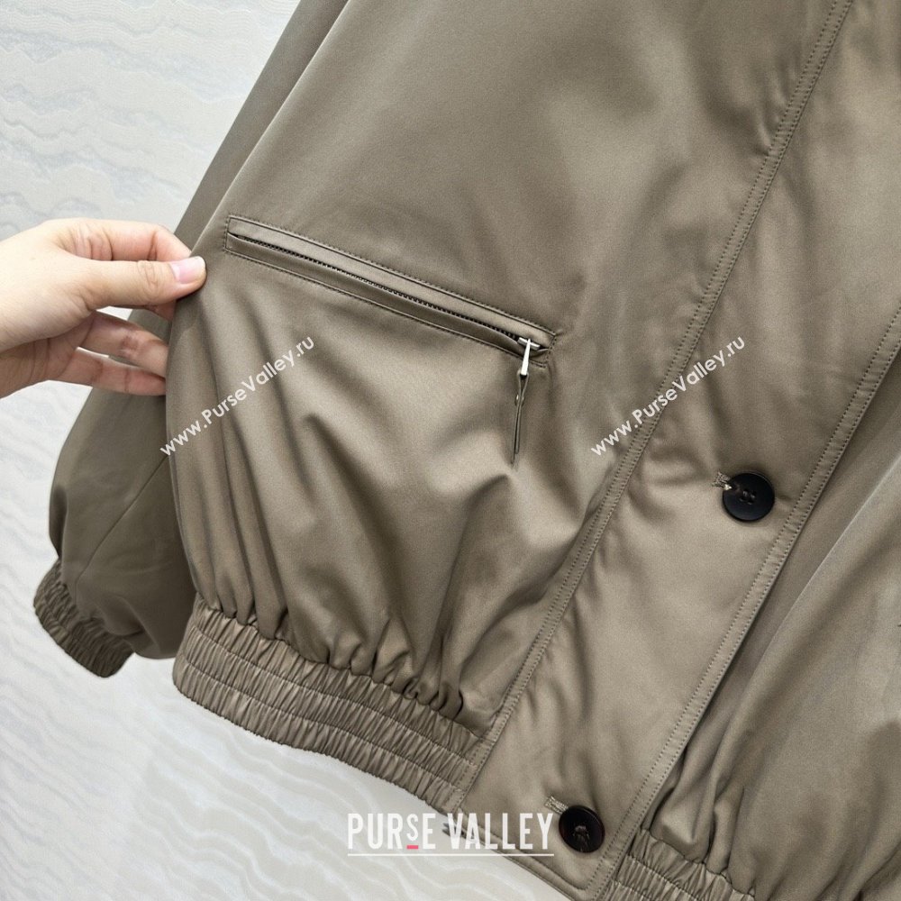 The Row Down Jacket R121831 Dark Khaki 2025 (Q-25121831)