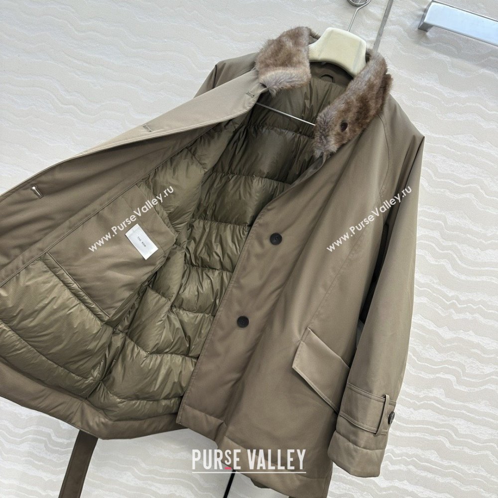 The Row Down Jacket R121829 Dark Khaki 2025 (Q-25121829)