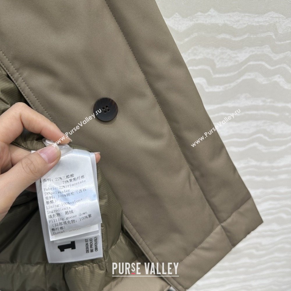 The Row Down Jacket R121829 Dark Khaki 2025 (Q-25121829)