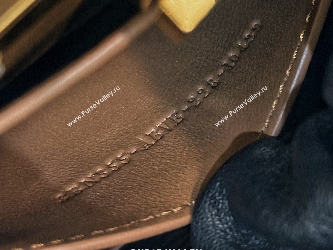 Fendi Peekaboo ISeeU Petite Bag in Interlaced Leather 80138S Caramel 2025 Top (CL-25122511)