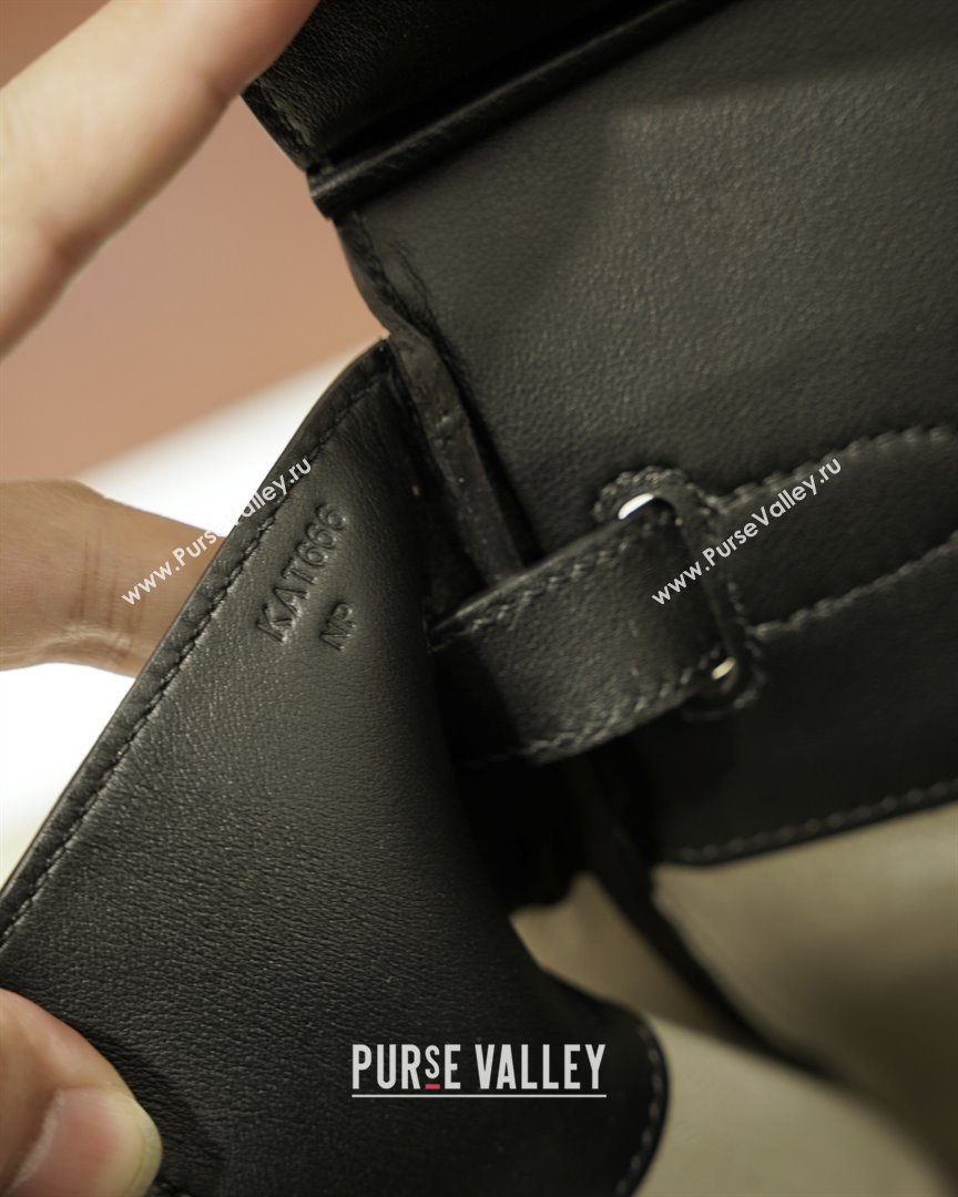 Hermes HAC CARGO HAUT A COURROIES 40 Bag in Canvas Swift Leather Black 2025(Handmade) (XX-25122602)