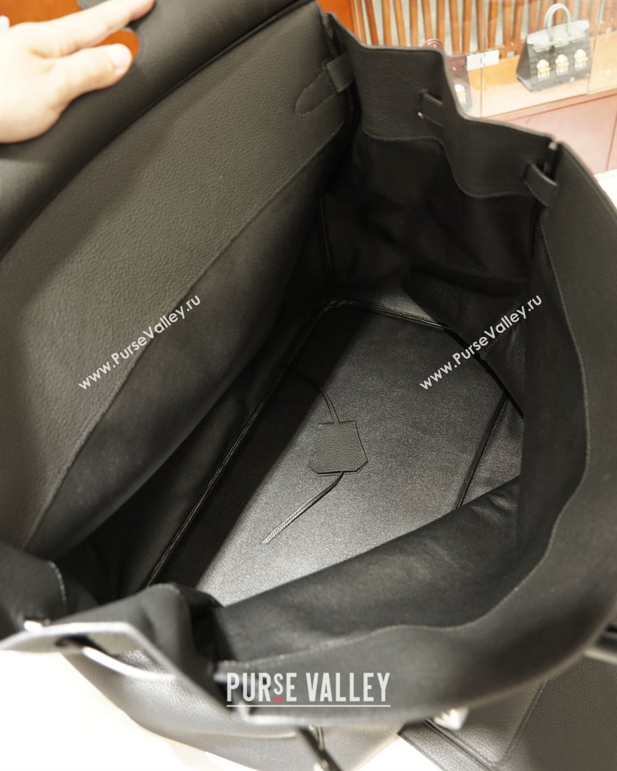 Hermes Multipockets Birkin HAC 50 Bag in Togo Leather Black/Silver 2025(Handmade) (XX-25122603)