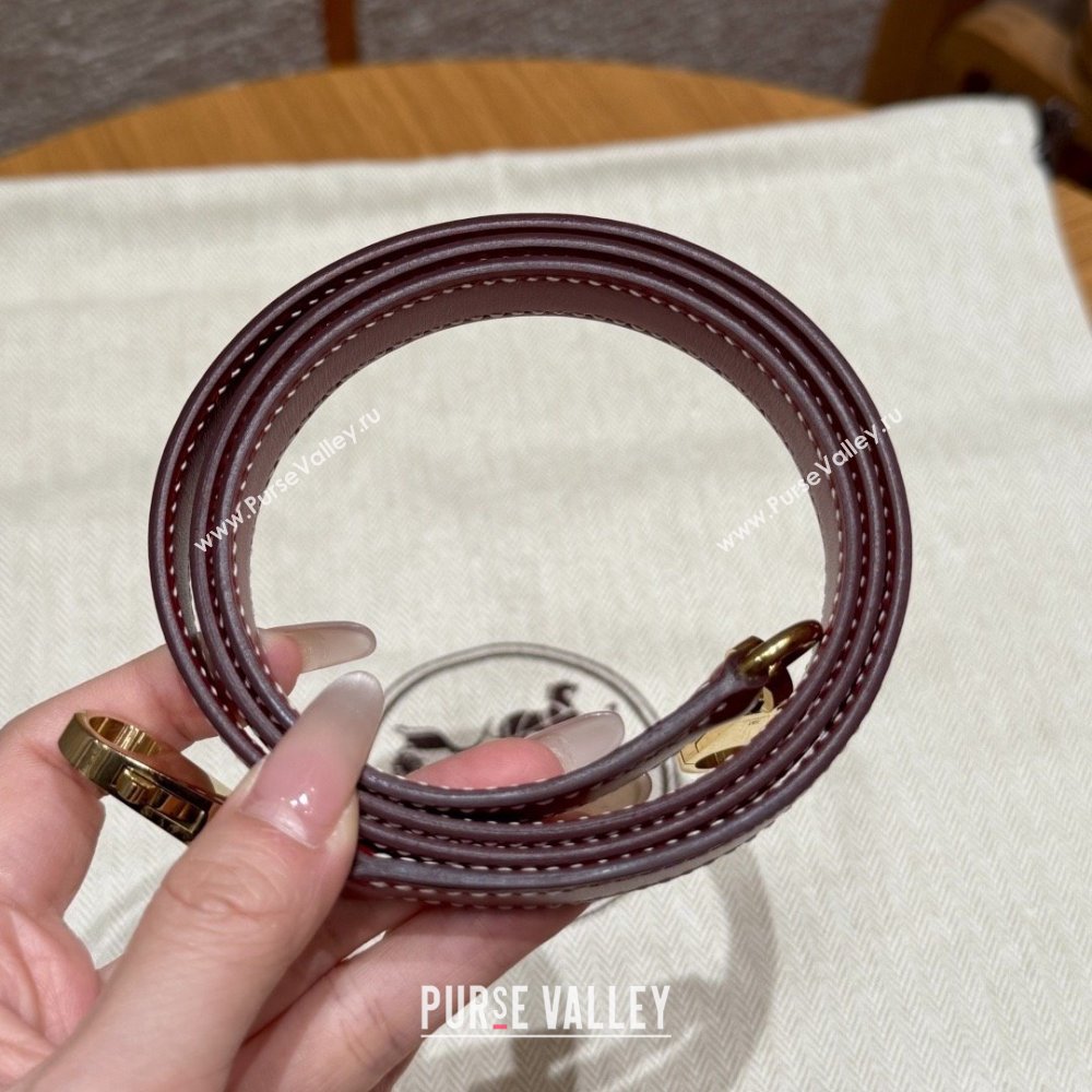 Hermes Kelly 25 Bag in Box Leather 5X Rouge Piment/Gold 2025(Handmade) (XX-25122615)