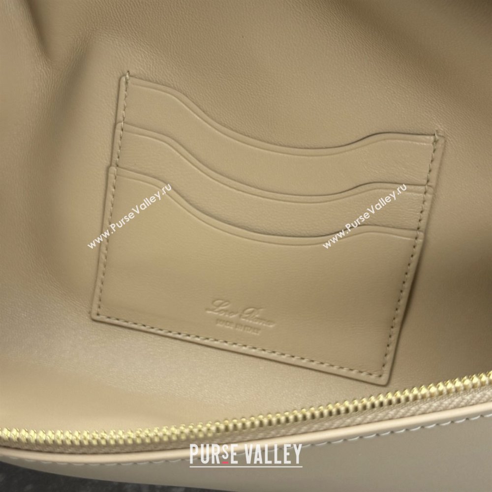 Loro Piana Extra Clutch L29 in Smooth Calfskin 1971 Apricot 2025 (NM-25122516)