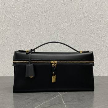 Loro Piana Extra Clutch L29 in Smooth Calfskin 1971 Black 2025 (NM-25122519)