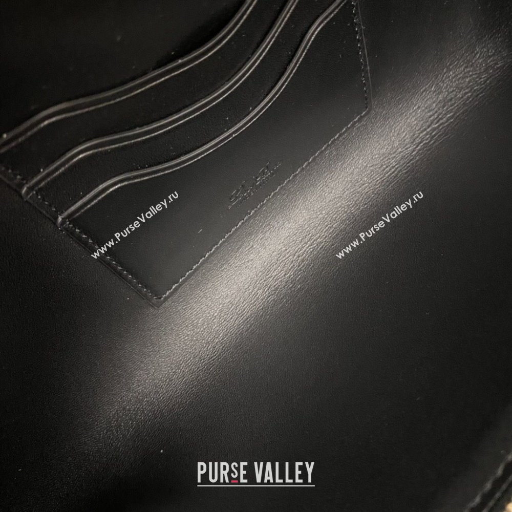 Loro Piana Extra Clutch L29 in Smooth Calfskin 1971 Black 2025 (NM-25122519)