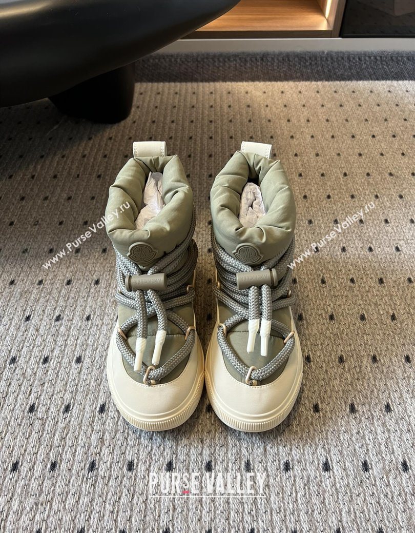 Moncler Altive Mid Snow Boots Green 2025 (MGN-25122906)