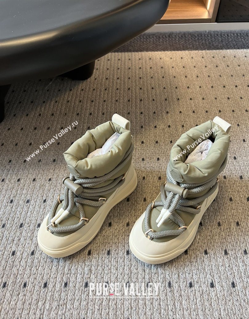 Moncler Altive Mid Snow Boots Green 2025 (MGN-25122906)