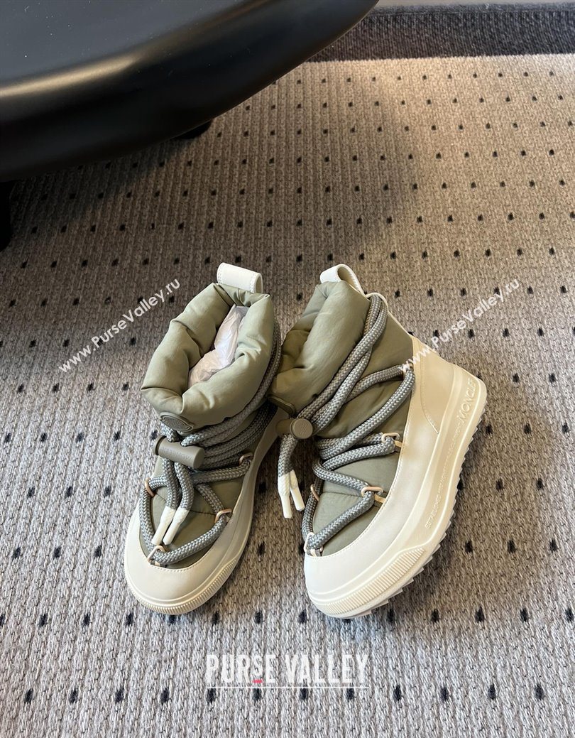 Moncler Altive Mid Snow Boots Green 2025 (MGN-25122906)