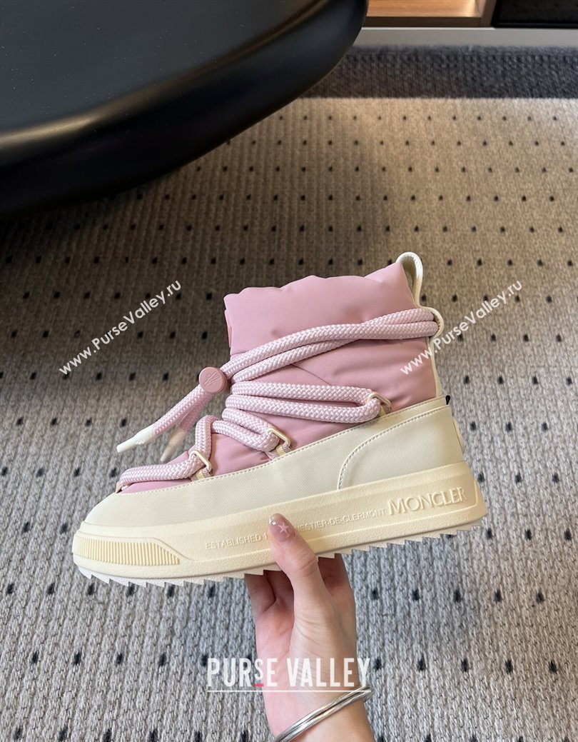 Moncler Altive Mid Snow Boots Pink 2025 (MGN-25122907)