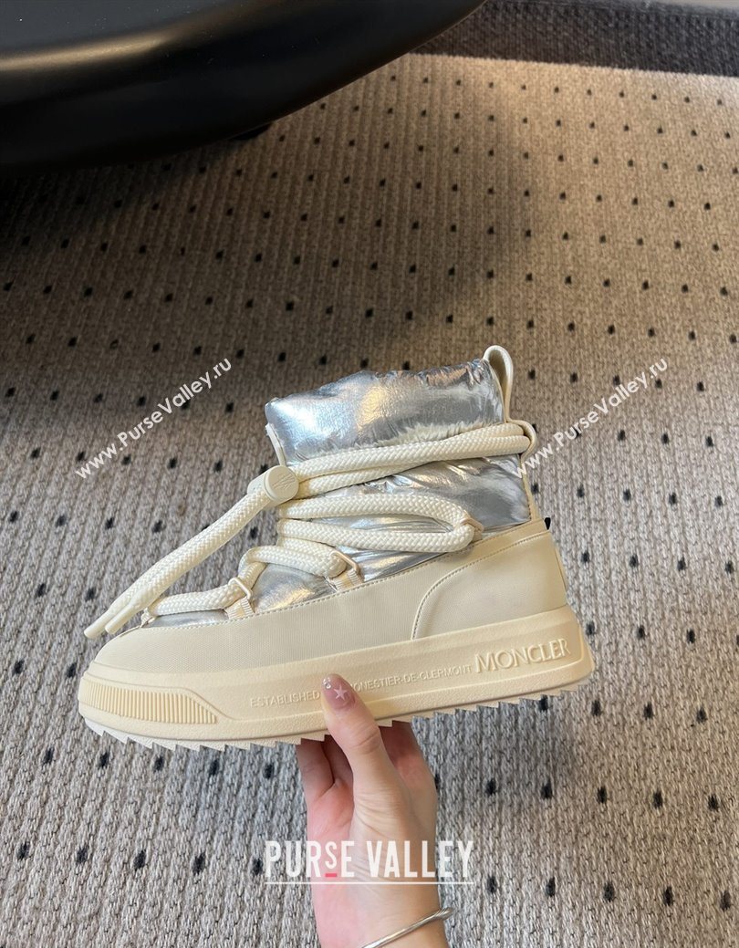 Moncler Altive Mid Snow Boots Silver 2025 (MGN-25122908)