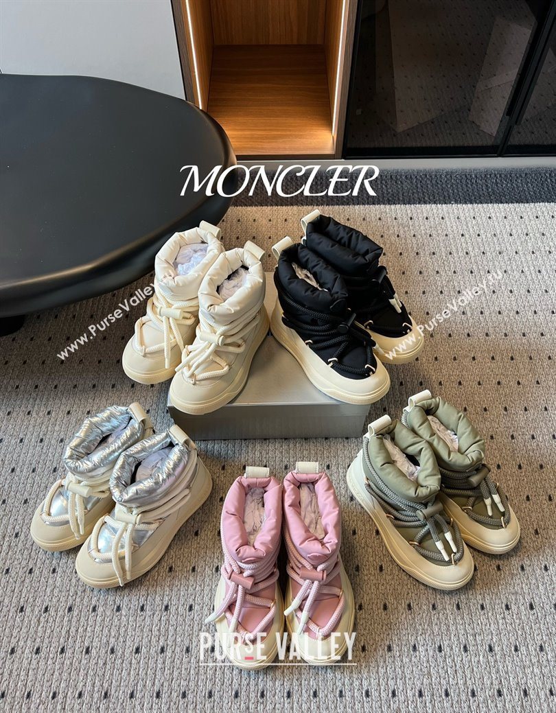 Moncler Altive Mid Snow Boots Silver 2025 (MGN-25122908)