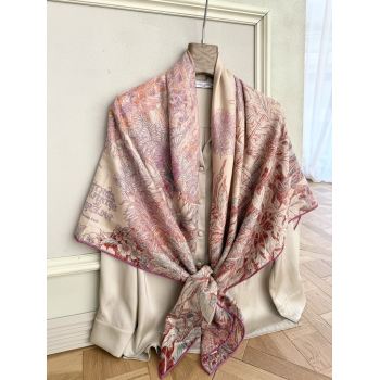 Hermes Cashmere Silk Shawl 140 Scarf H1518 Red 2026 Top (WTZ-26010618)