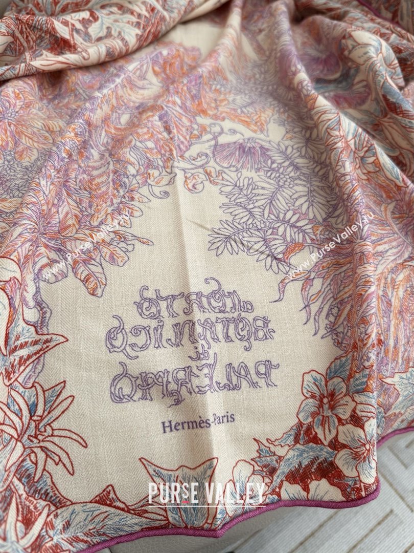 Hermes Cashmere Silk Shawl 140 Scarf H1518 Red 2026 Top (WTZ-26010618)