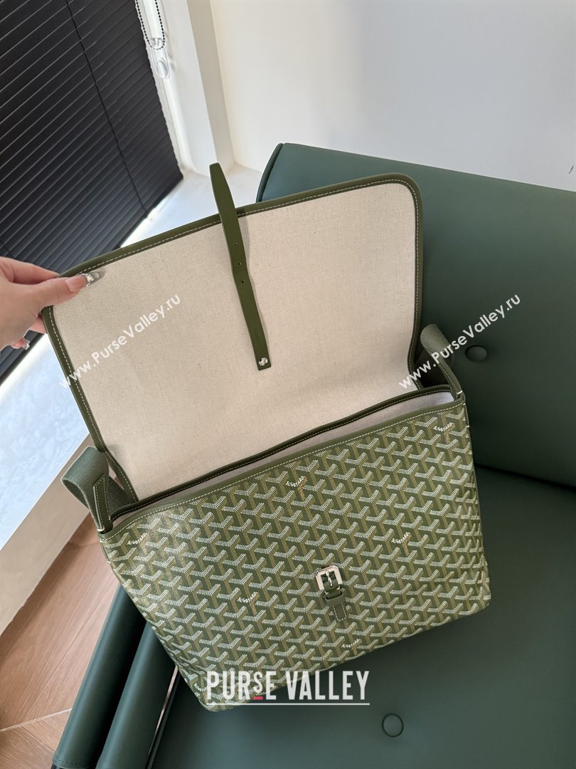 Goyard Capetien MM Messenger Bag 020192 Khaki Green 2025 (ZH-26011507)