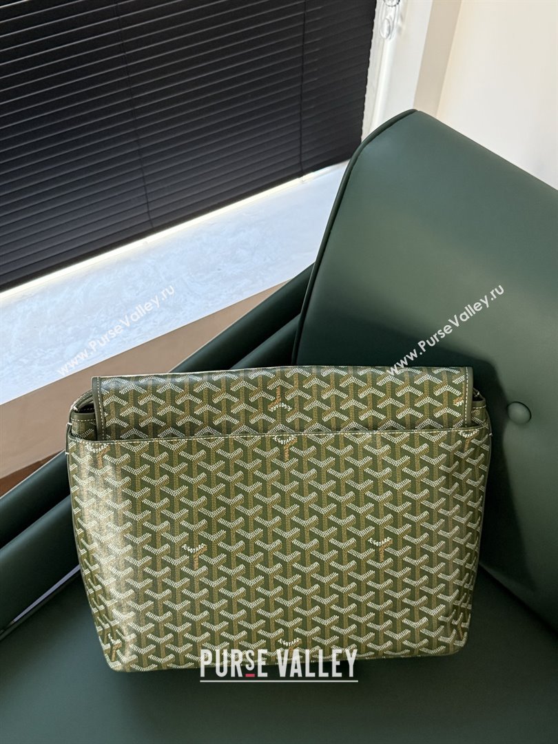 Goyard Capetien MM Messenger Bag 020192 Khaki Green 2025 (ZH-26011507)