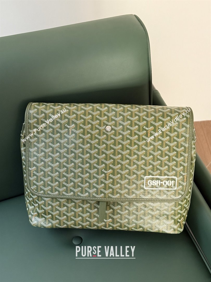 Goyard Capetien MM Messenger Bag 020192 Khaki Green 2025 (ZH-26011507)