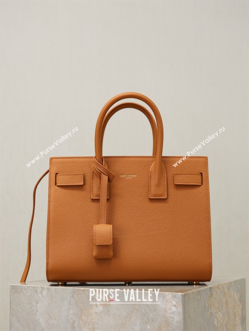 Saint Laurent Sac De Jour Baby Tote bag in Grained Leather 421863/477477 Brown 2026 (YY-26010721)