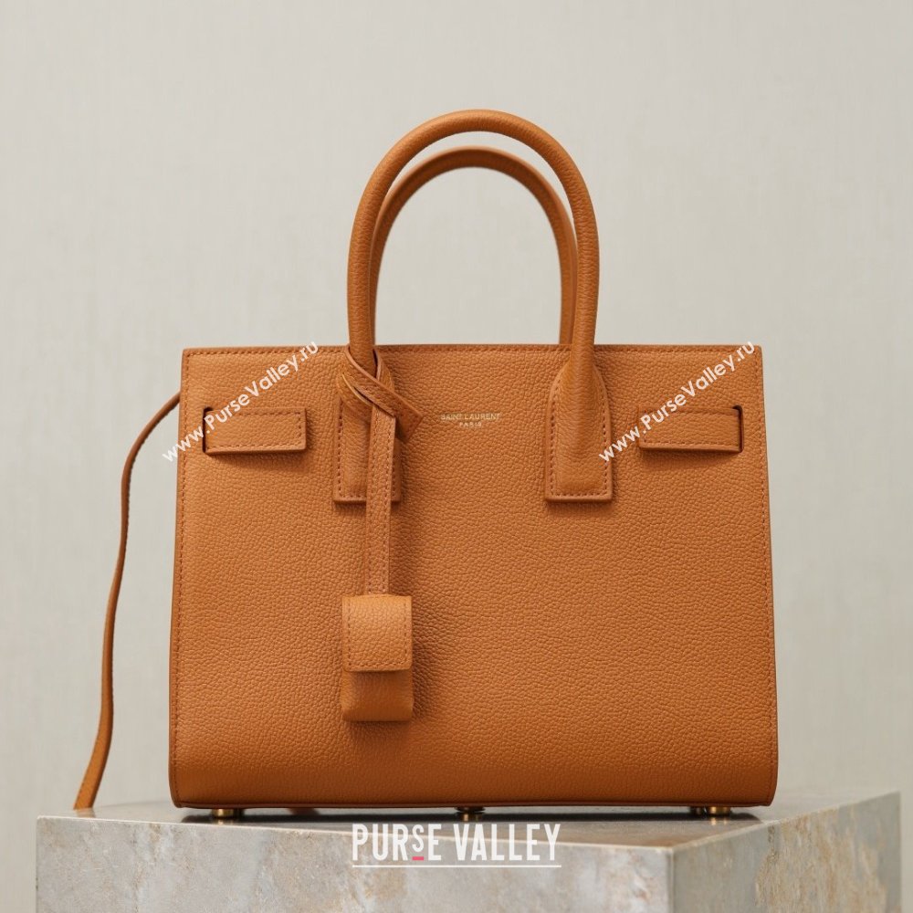Saint Laurent Sac De Jour Baby Tote bag in Grained Leather 421863/477477 Brown 2026 (YY-26010721)