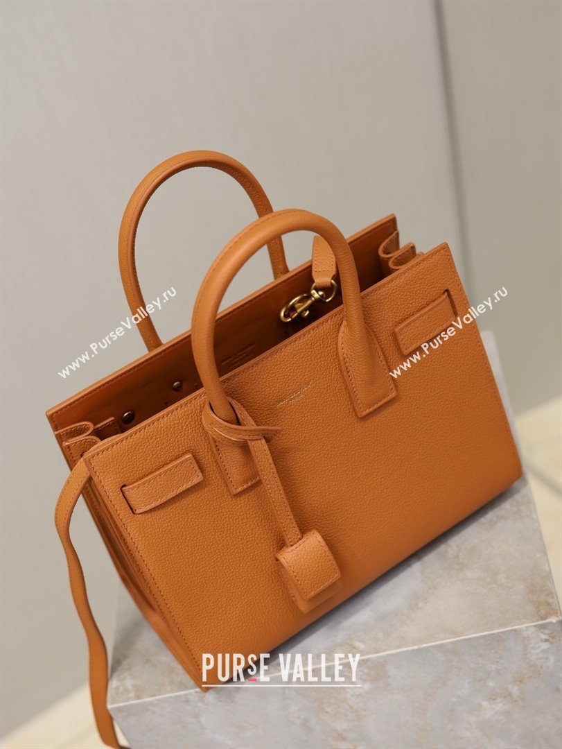 Saint Laurent Sac De Jour Baby Tote bag in Grained Leather 421863/477477 Brown 2026 (YY-26010721)