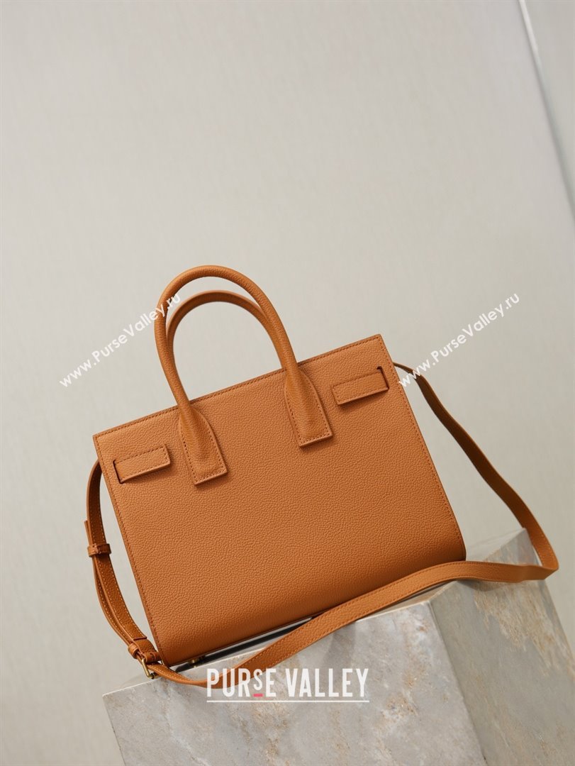 Saint Laurent Sac De Jour Baby Tote bag in Grained Leather 421863/477477 Brown 2026 (YY-26010721)