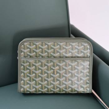 Goyard Jouvence PM Toiletry Clutch Bag 020800 Khaki Green 2025 (ZH-26011501)