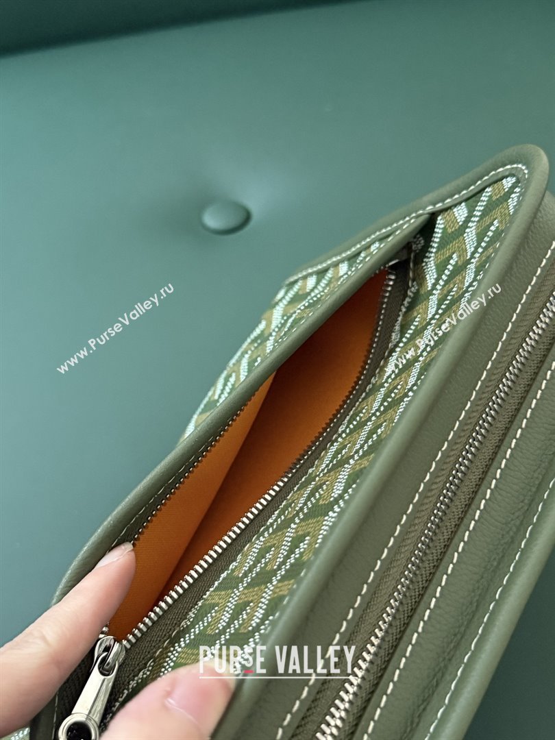 Goyard Jouvence PM Toiletry Clutch Bag 020800 Khaki Green 2025 (ZH-26011501)