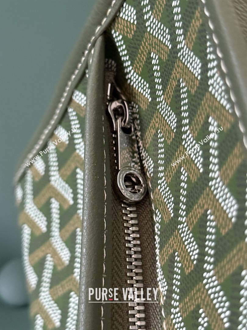 Goyard Jouvence PM Toiletry Clutch Bag 020800 Khaki Green 2025 (ZH-26011501)