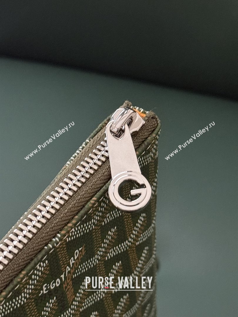 Goyard Senat MM Pocket Pouch 1061 Khaki Green 2025 (ZH-26011502)