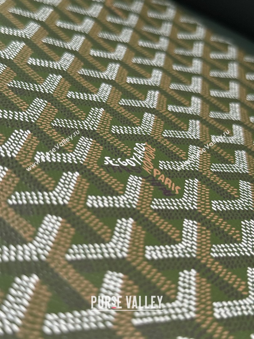 Goyard Senat MM Pocket Pouch 1061 Khaki Green 2025 (ZH-26011502)