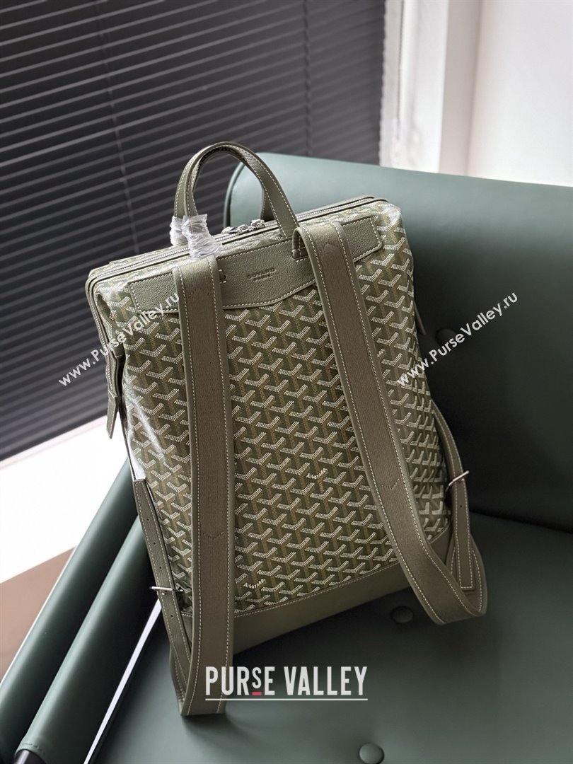 Goyard Cisalpin Backpack 020153 Khaki Green 2025 (ZH-26011503)
